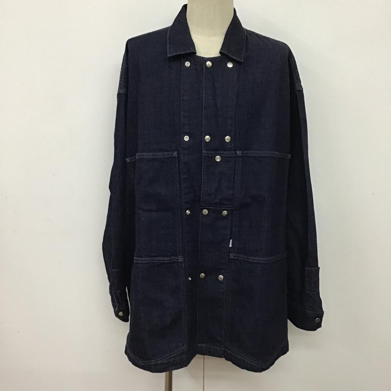 ユナイテッドアローズ UNITED ARROWS コート コート一般 デニム CGS L 無地 インディゴ / インディゴ / メンズ USED 古着 中古 10078907