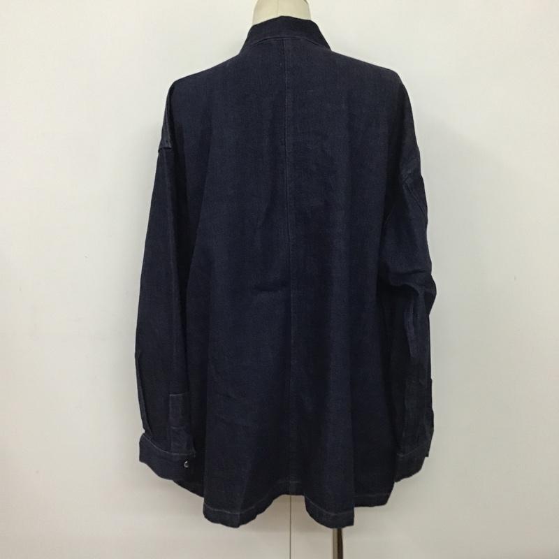 ユナイテッドアローズ UNITED ARROWS コート コート一般 デニム CGS L 無地 インディゴ / インディゴ / メンズ USED 古着 中古 10078907