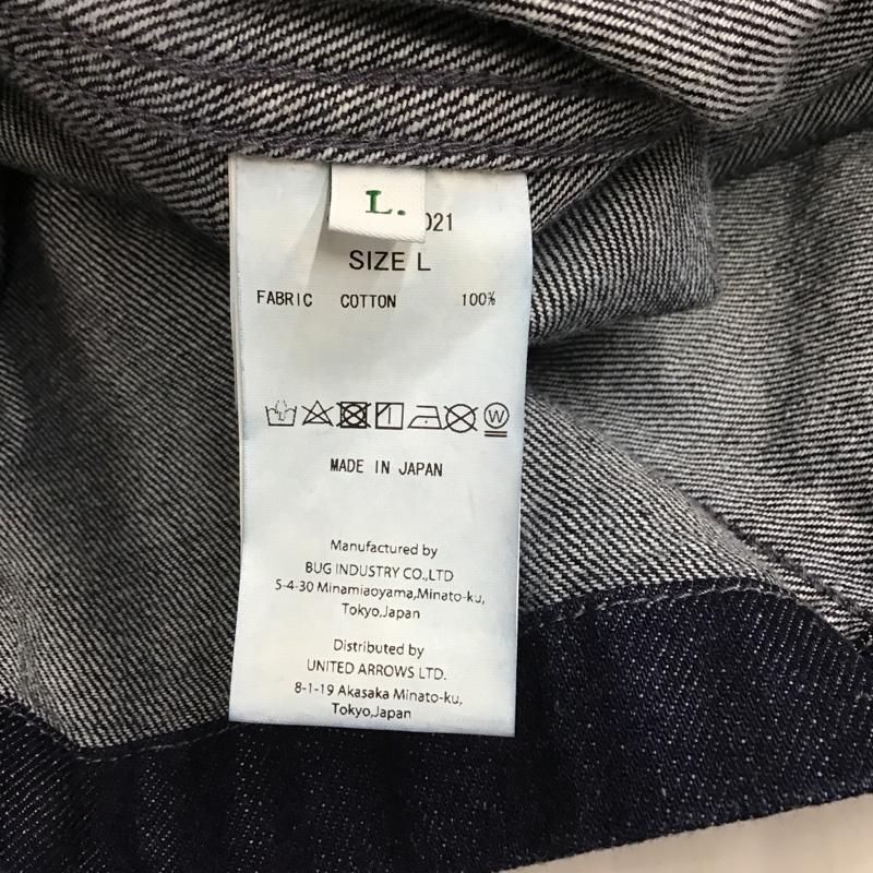 ユナイテッドアローズ UNITED ARROWS コート コート一般 デニム CGS L 無地 インディゴ / インディゴ / メンズ USED 古着 中古 10078907