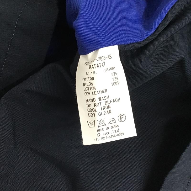 エフエイティー FAT ジャケット、上着 ジャンパー、ブルゾン L 無地 紺 / ネイビー / メンズ USED 古着 中古 10078961