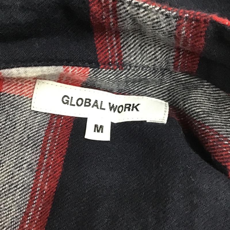 グローバルワーク GLOBAL WORK シャツ、ブラウス 長袖 チェックシャツ M チェック マルチカラー / マルチカラー / メンズ USED 古着 中古 10078998