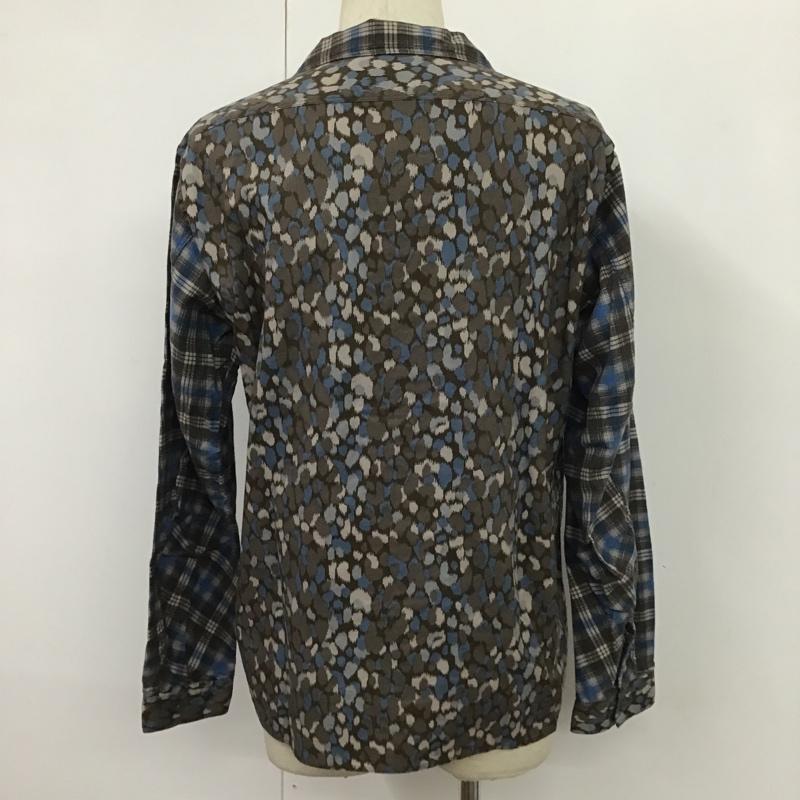 ノンネイティブ nonnative シャツ、ブラウス 長袖 BOWLER SHIRT タグ付 1 チェック X ヒョウ柄・レオパード柄 マルチカラー / マルチカラー / メンズ USED 古着 中古 10079174