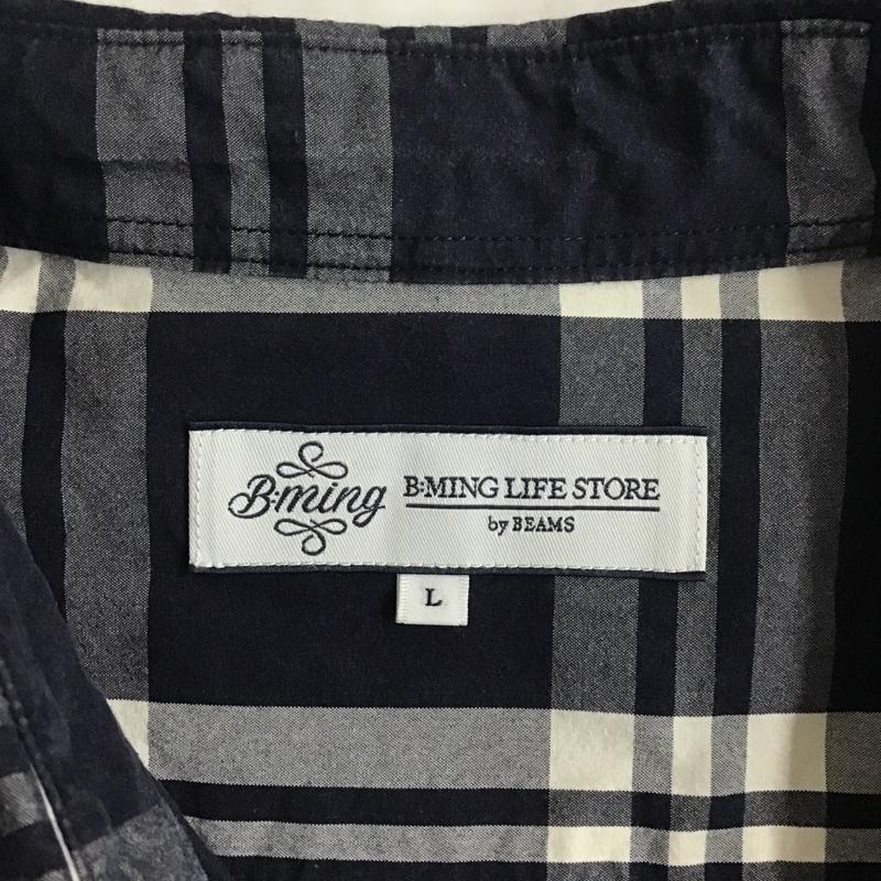ビーミングライフストアバイビームス B:MING LIFESTORE by BEAMS シャツ、ブラウス 長袖 L チェック マルチカラー / マルチカラー / メンズ USED 古着 中古 10079178