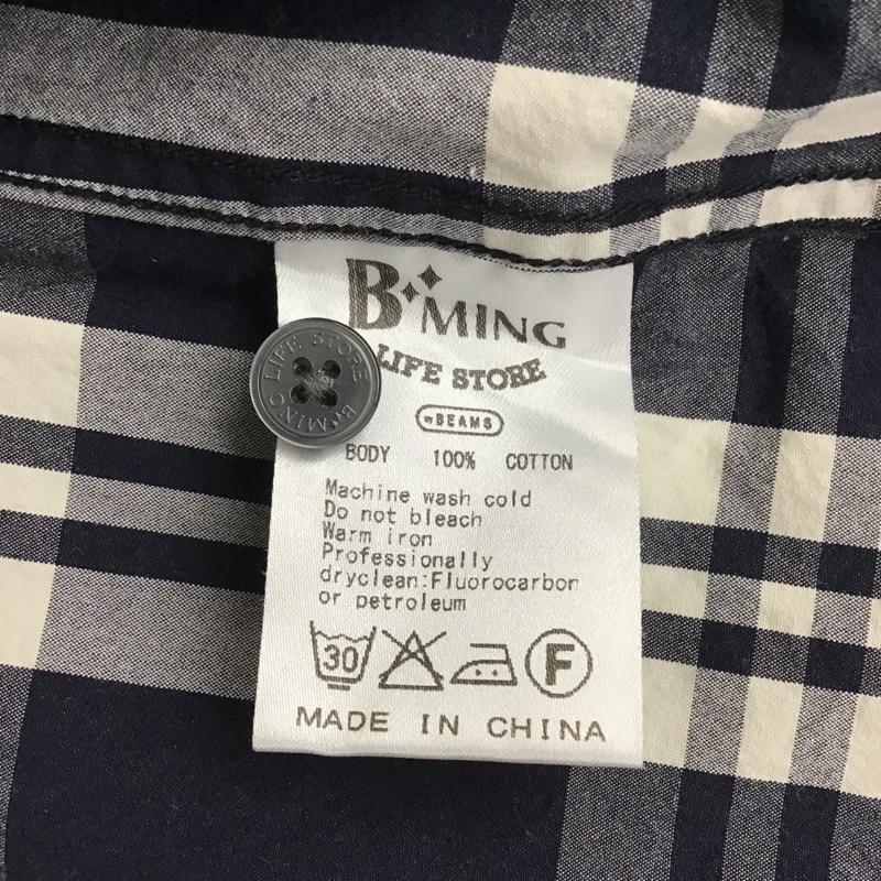 ビーミングライフストアバイビームス B:MING LIFESTORE by BEAMS シャツ、ブラウス 長袖 L チェック マルチカラー / マルチカラー / メンズ USED 古着 中古 10079178