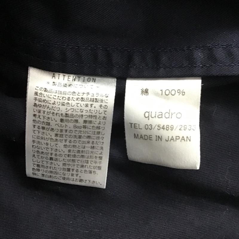 クオドロ quadro コート コート一般 無地 紺 / ネイビー / メンズ USED 古着 中古 10079185