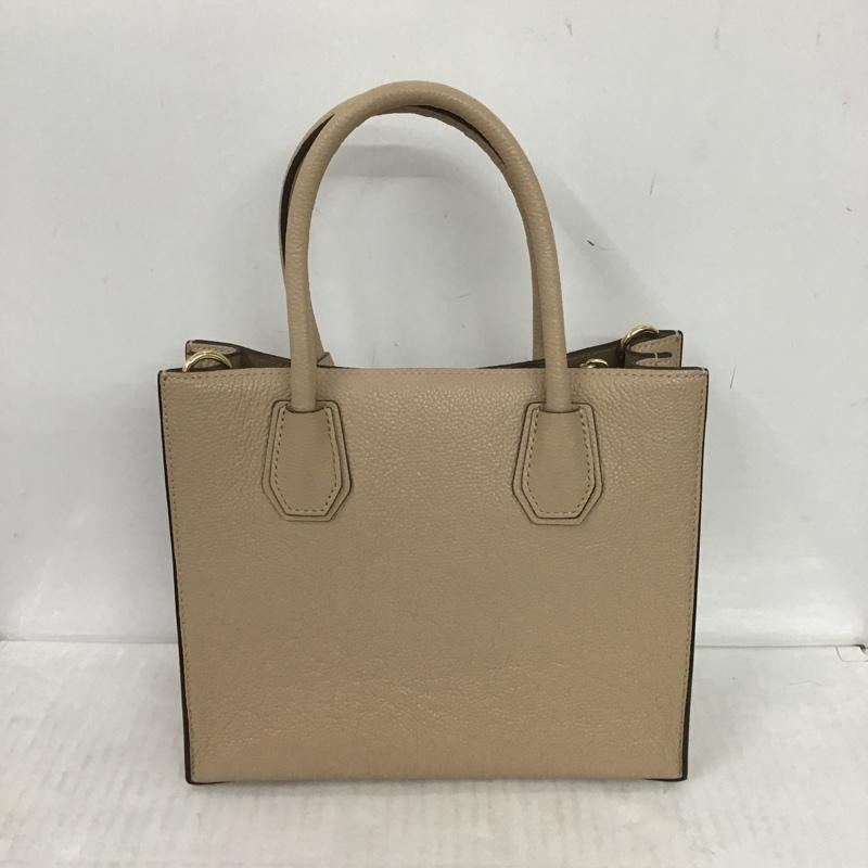 マイケルコース MICHAEL KORS ショルダーバッグ ショルダーバッグ ハンドバッグ 2WAY スクエア ロゴ、文字 ベージュ / ベージュ / レディース USED 古着 中古 10079195