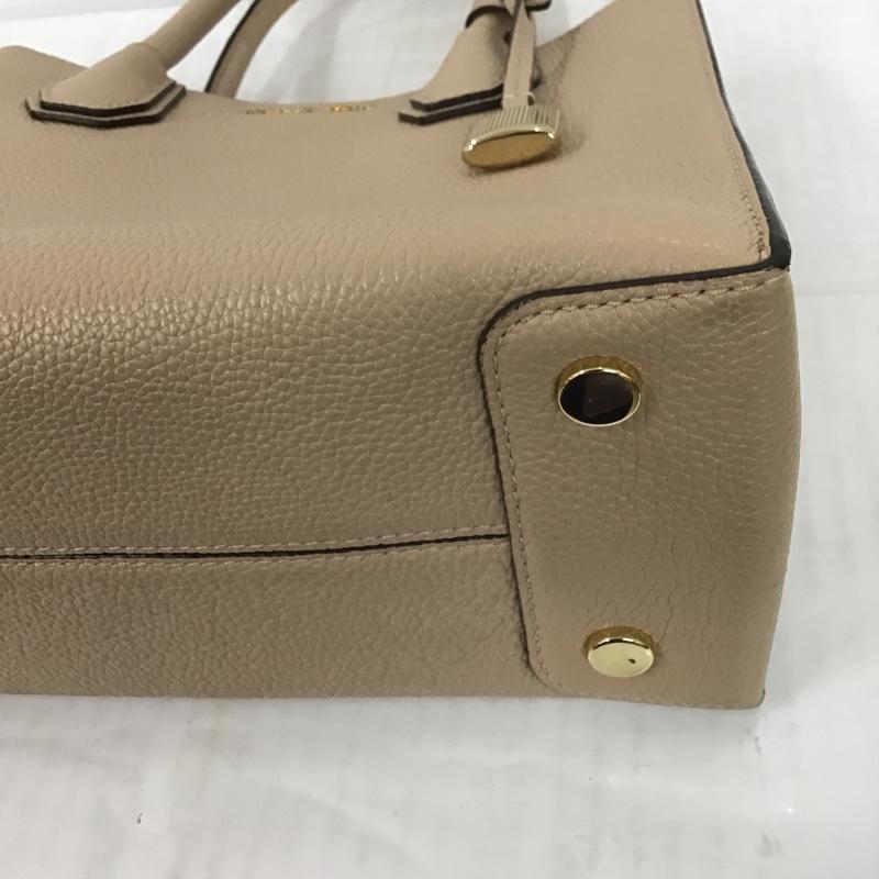 マイケルコース MICHAEL KORS ショルダーバッグ ショルダーバッグ ハンドバッグ 2WAY スクエア ロゴ、文字 ベージュ / ベージュ / レディース USED 古着 中古 10079195