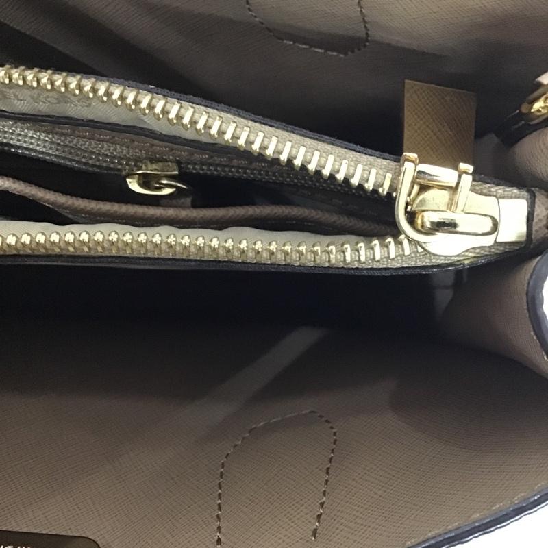 マイケルコース MICHAEL KORS ショルダーバッグ ショルダーバッグ ハンドバッグ 2WAY スクエア ロゴ、文字 ベージュ / ベージュ / レディース USED 古着 中古 10079195