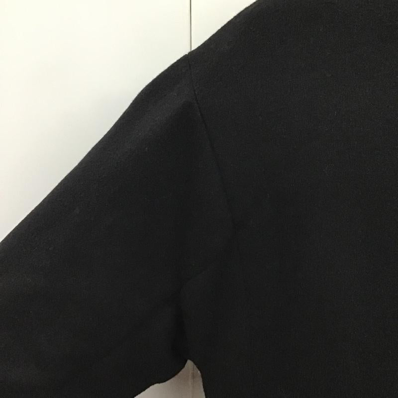 ゴールド GOLD コート コート一般 GL14491 WOOL CASHMERE NO COLLAR COAT L 無地 黒 / ブラック / メンズ USED 古着 中古 10079202