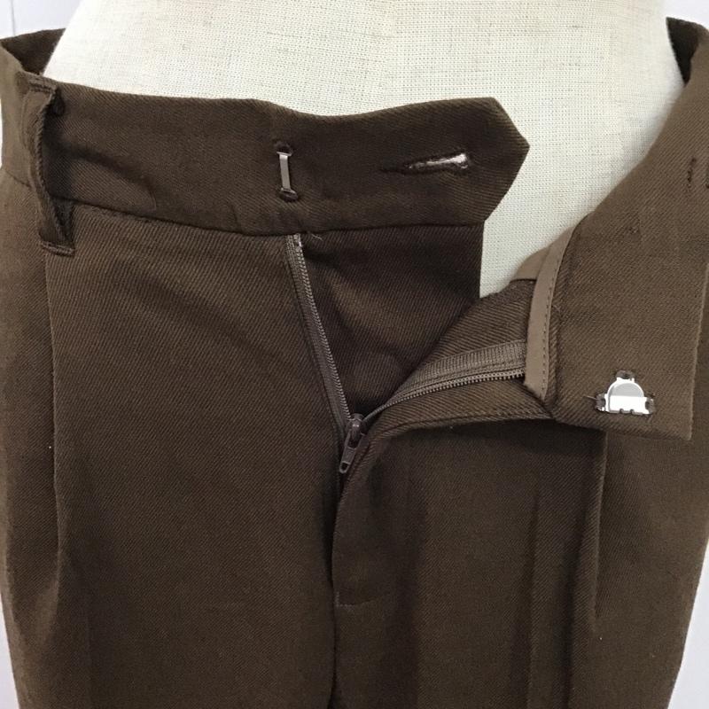 ローリーズファーム LOWRYS FARM ボトムス ボトムス LF519106AD TRサイドスリットパンツ L 無地 茶 / ブラウン / レディース USED 古着 中古 10079223