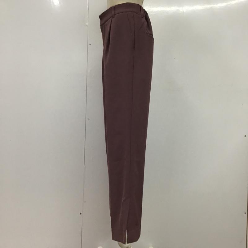 グローバルワーク GLOBAL WORK パンツ スラックス GW519501ST スリット セミフレアパンツ M 無地 紫 / パープル / レディース USED 古着 中古 10079225