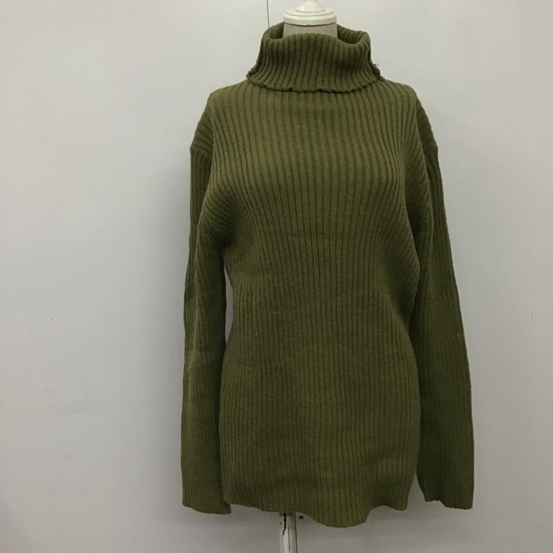 セレクトモカ select MOCA ニット、セーター 長袖 10008864 タートルネックリブニット FREE 無地 カーキ / カーキ / レディース USED 古着 中古 10079277
