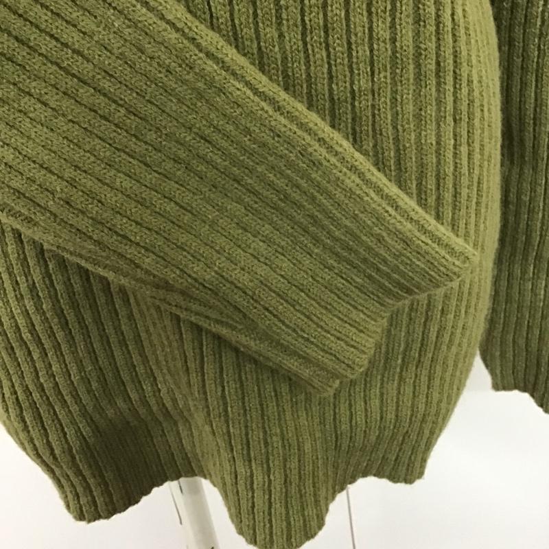 セレクトモカ select MOCA ニット、セーター 長袖 10008864 タートルネックリブニット FREE 無地 カーキ / カーキ / レディース USED 古着 中古 10079277