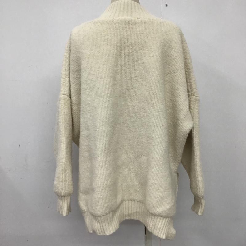 マジェスティックレゴン MAJESTIC LEGON ニット、セーター 長袖 193583 M 無地 白 / ホワイト / レディース USED 古着 中古 10079334