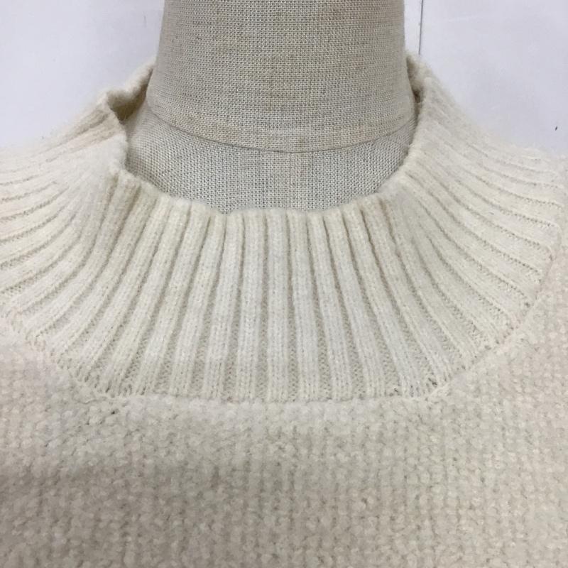 マジェスティックレゴン MAJESTIC LEGON ニット、セーター 長袖 193583 M 無地 白 / ホワイト / レディース USED 古着 中古 10079334