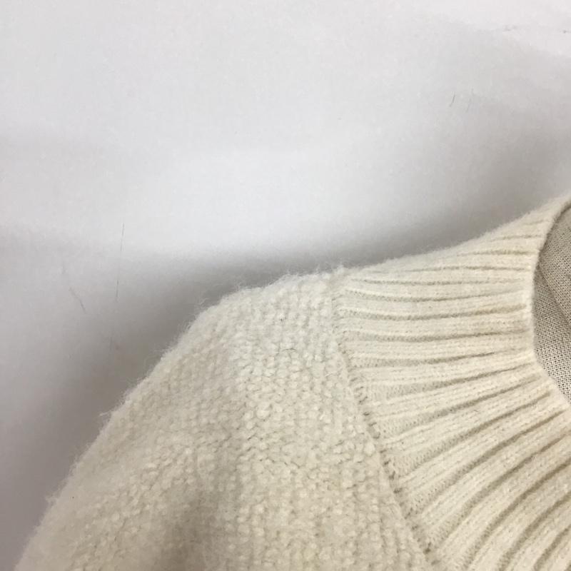 マジェスティックレゴン MAJESTIC LEGON ニット、セーター 長袖 193583 M 無地 白 / ホワイト / レディース USED 古着 中古 10079334