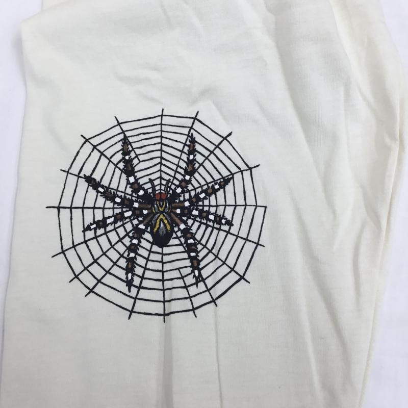 バンズ VANS Tシャツ 長袖 Gilbert Crockett Longsleeve Spayder Elbow ロンT スリーブプリント XL プリント アイボリー / アイボリー / メンズ USED 古着 中古 10079347