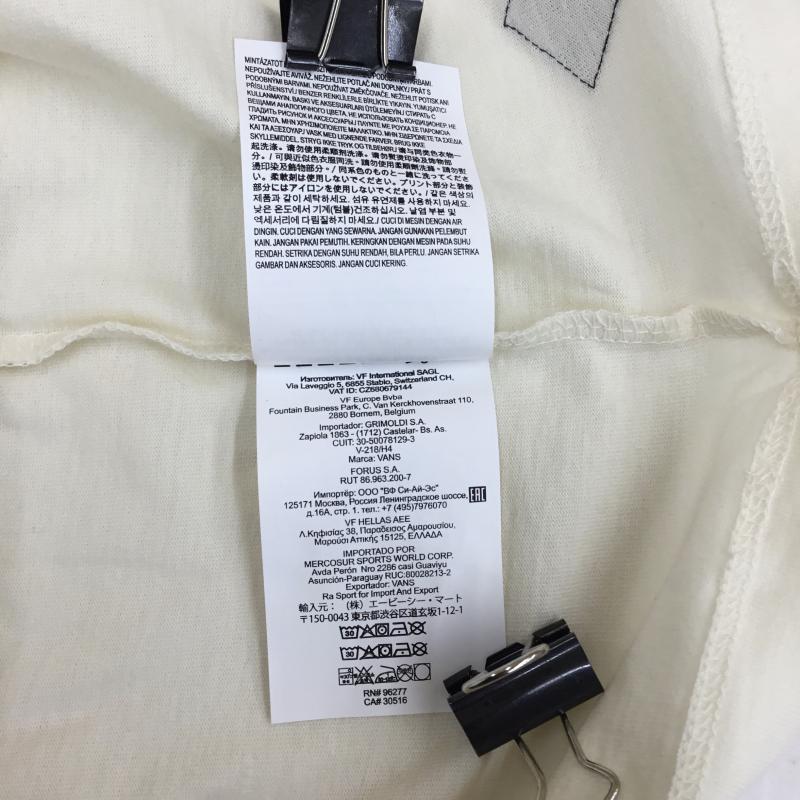 バンズ VANS Tシャツ 長袖 Gilbert Crockett Longsleeve Spayder Elbow ロンT スリーブプリント XL プリント アイボリー / アイボリー / メンズ USED 古着 中古 10079347
