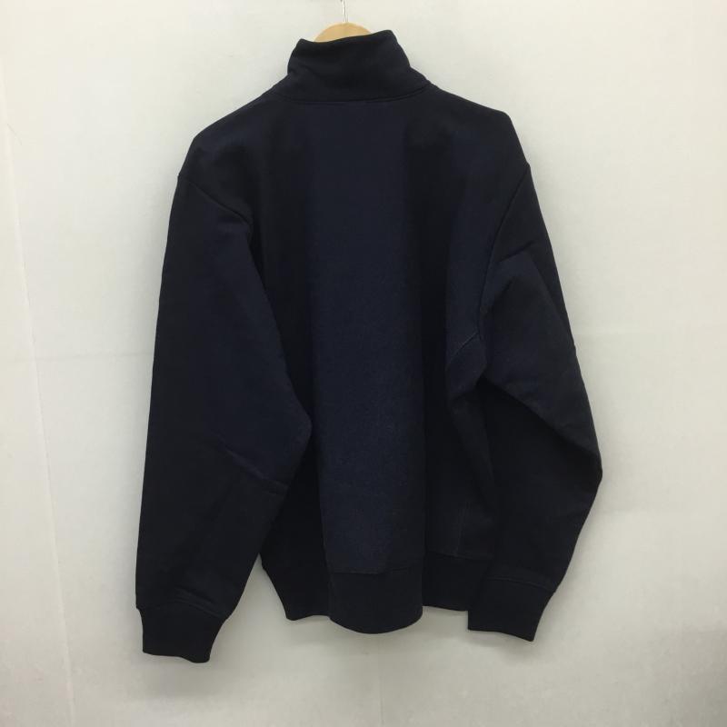 チャンピオン Champion トレーナー 長袖 DENIM TEARS デニムティアーズ Reverse Weave リバースウィーブ ハーフジップ M ロゴ、文字 紺 / ネイビー / メンズ USED 古着 中古 10079350