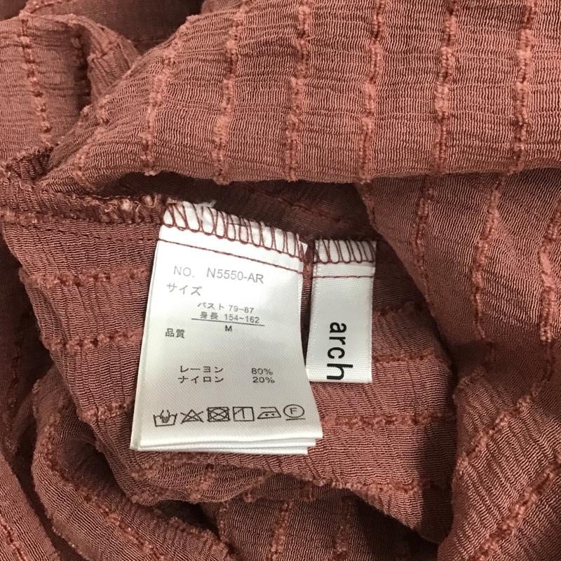 アルシーヴ archives シャツ、ブラウス 半袖 N5550-AR 前後着 2WAY M ストライプ 紫 / パープル / レディース USED 古着 中古 10079413