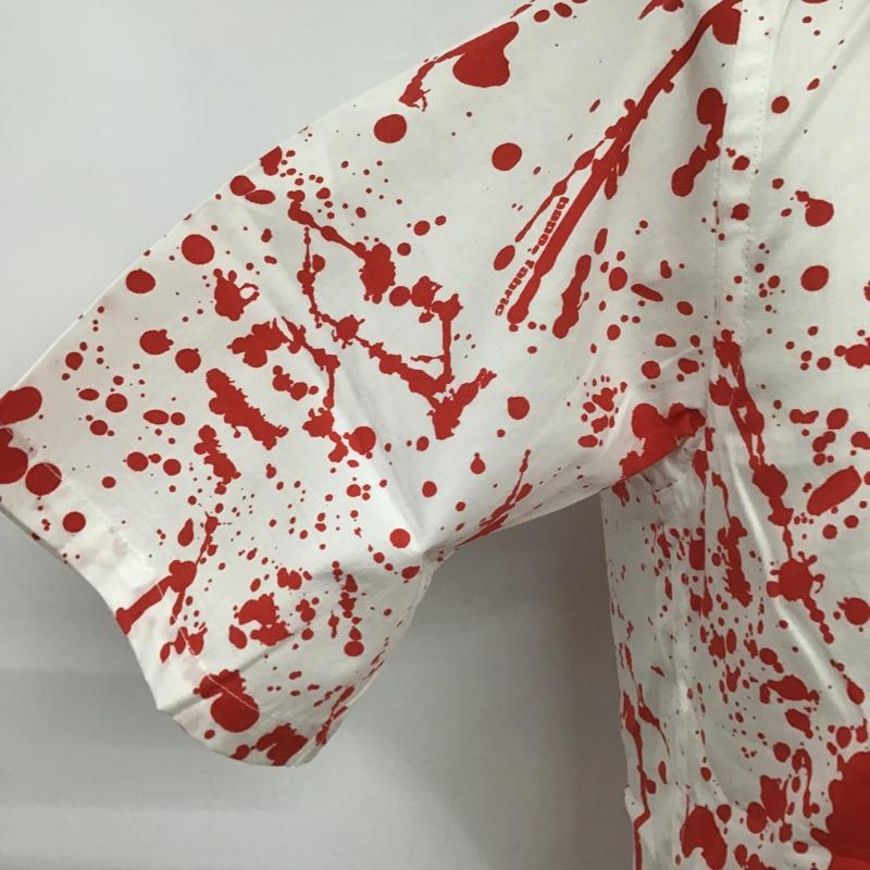 アベイシングエイプ A BATHING APE シャツ、ブラウス 半袖 タグ付 ボタンダウンシャツ XS 総柄 マルチカラー / マルチカラー / メンズ USED 古着 中古 10079430