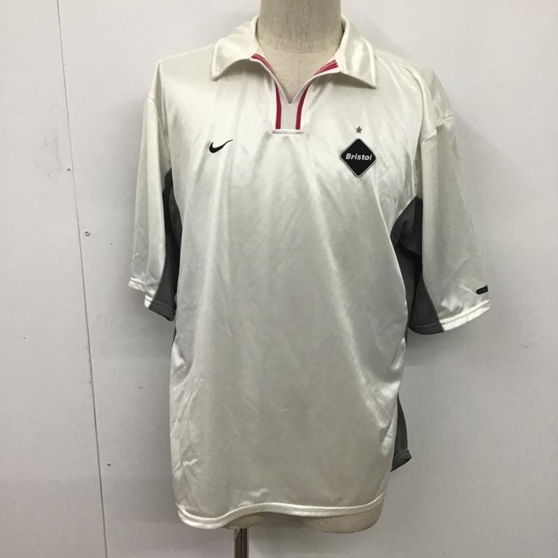 エフシーレアルブリストル F.C.Real Bristol ポロシャツ 半袖 NIKE FCRB M ロゴ、文字 白 / ホワイト / X 桃 / ピンク / X カーキ / カーキ / メンズ USED 古着 中古 10079452