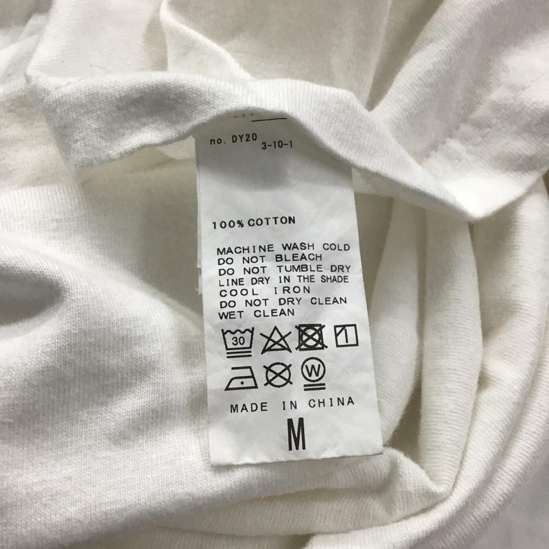 ヴァンソン VANSON Tシャツ 半袖 19-071-720-2059-2-0 バックプリント M ロゴ、文字 白 / ホワイト / メンズ USED 古着 中古 10079454