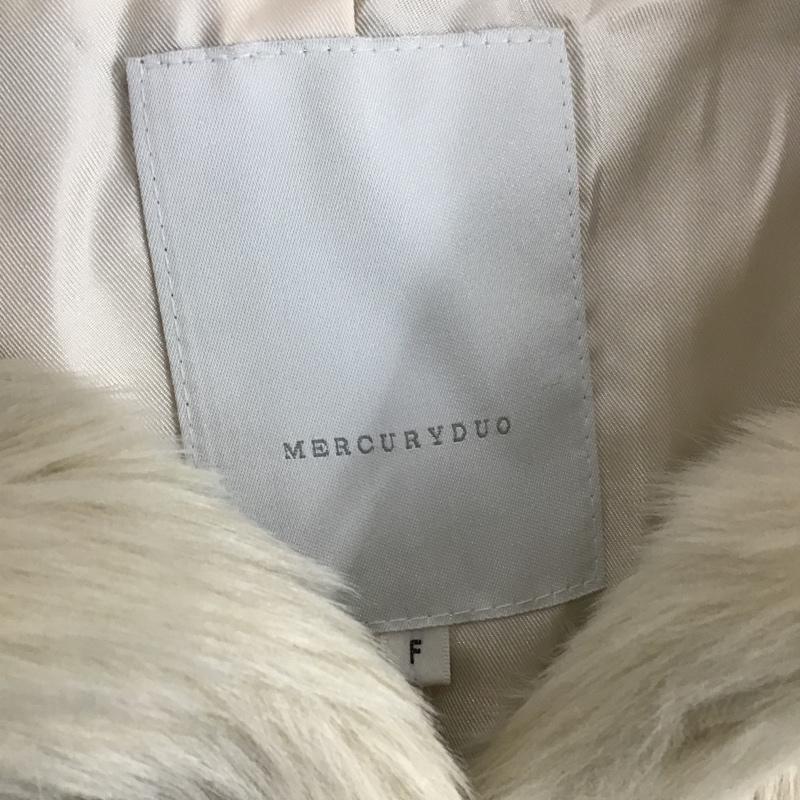 マーキュリーデュオ MERCURYDUO コート コート一般 001760000201 ノーカラーフェイクファーコート FREE 無地 アイボリー / アイボリー / レディース USED 古着 中古 10079493
