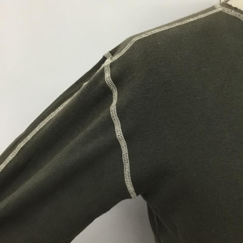 ダヴィット モルソー Davit MEURSAULT カットソー 七分袖 S 無地 ダークグレー / ダークグレー / メンズ USED 古着 中古 10079537