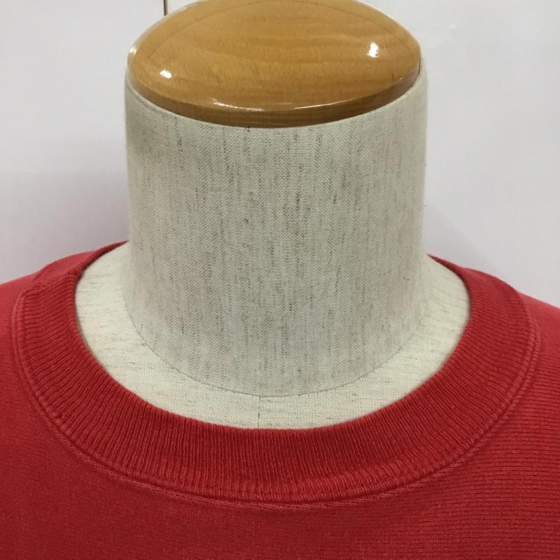 チャンピオン Champion トレーナー 長袖 REVERSE WEAVE スウェット 裏起毛 XXL ロゴ、文字 赤 / レッド / メンズ USED 古着 中古 10079545