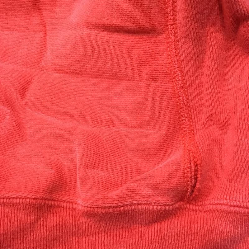 チャンピオン Champion トレーナー 長袖 REVERSE WEAVE スウェット 裏起毛 XXL ロゴ、文字 赤 / レッド / メンズ USED 古着 中古 10079545