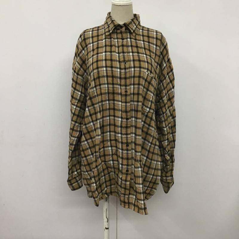 ジーナシス JEANASIS シャツ、ブラウス 長袖 FREE チェック マルチカラー / マルチカラー / レディース USED 古着 中古 10079546