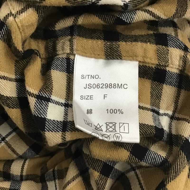 ジーナシス JEANASIS シャツ、ブラウス 長袖 FREE チェック マルチカラー / マルチカラー / レディース USED 古着 中古 10079546