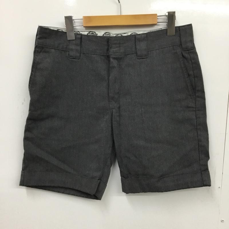 ディッキーズ Dickies パンツ ショートパンツ WD874-H3 TCツイルショートパンツ 32インチ ロゴ、文字 灰 / グレー / メンズ USED 古着 中古 10079550