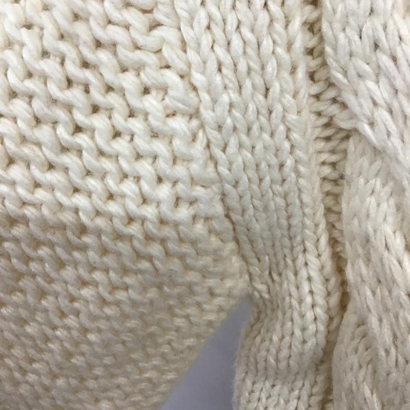ローリーズファーム LOWRYS FARM カーディガン 長袖 ニットカーディガン FREE 無地 白 / ホワイト / レディース USED 古着 中古 10079564