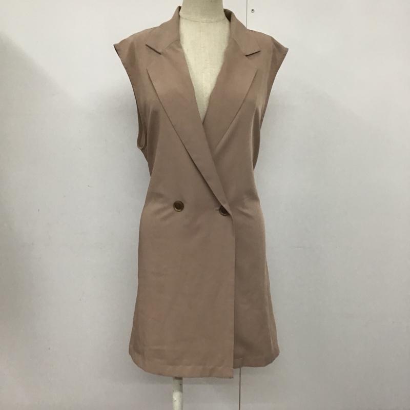 リシェグラマー Riche glamour ベスト ベスト M 無地 桃 / ピンク / レディース USED 古着 中古 10079613