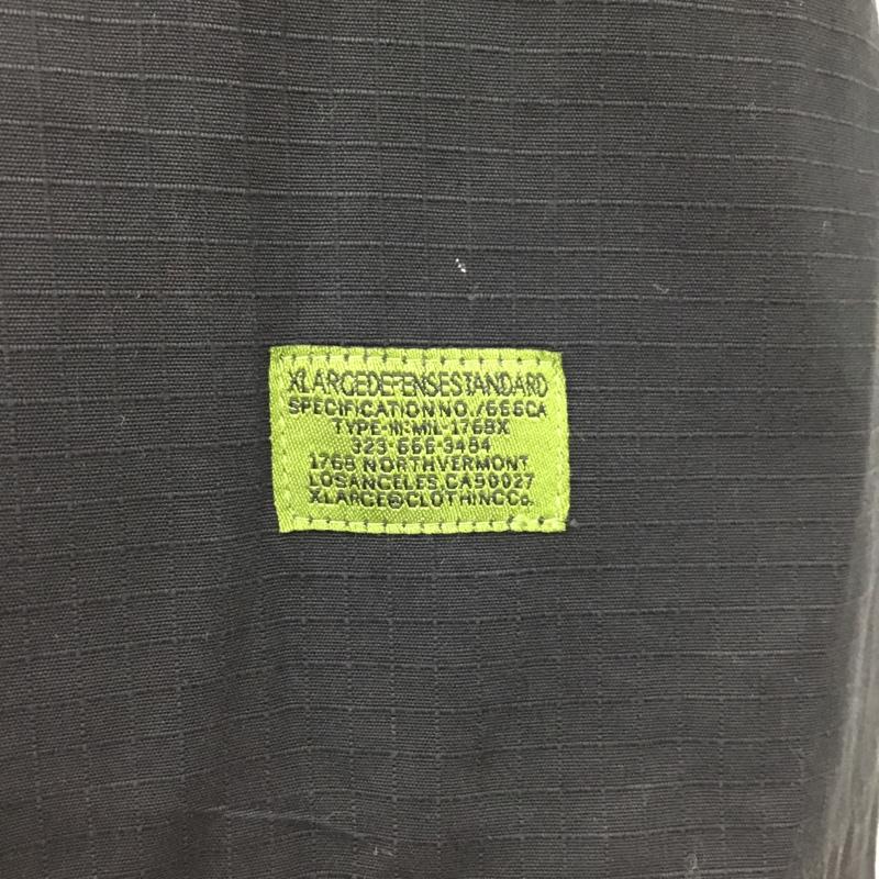 エクストララージ XLARGE シャツ、ブラウス 半袖 ワークシャツ S 無地 黒 / ブラック / メンズ USED 古着 中古 10079674
