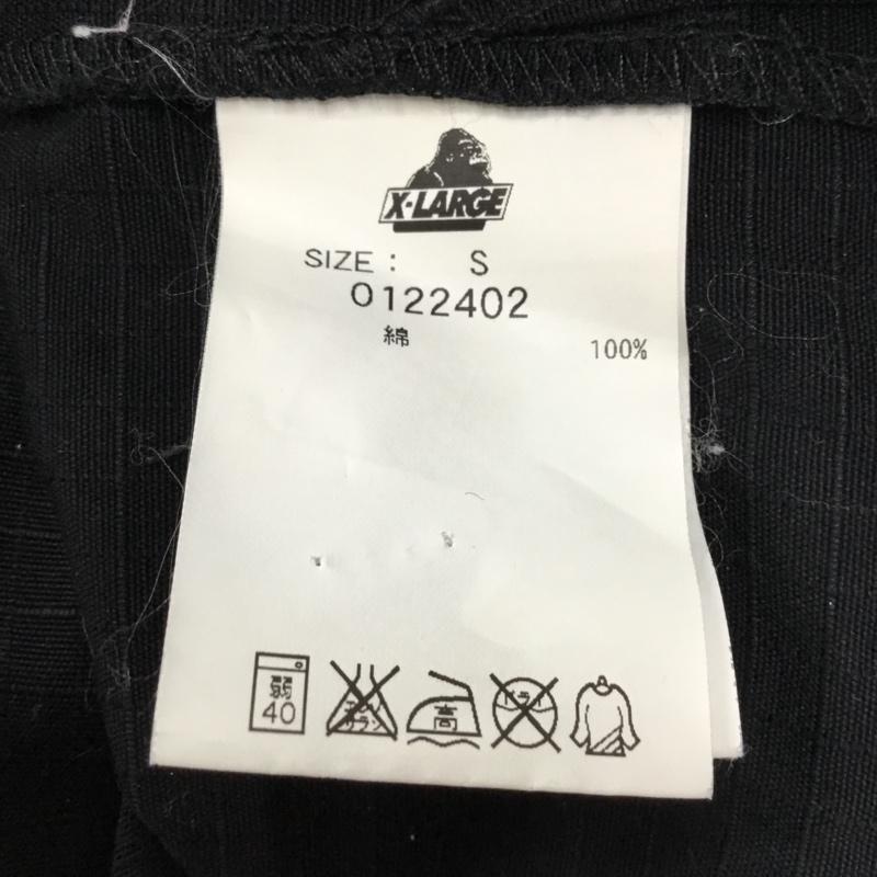 エクストララージ XLARGE シャツ、ブラウス 半袖 ワークシャツ S 無地 黒 / ブラック / メンズ USED 古着 中古 10079674
