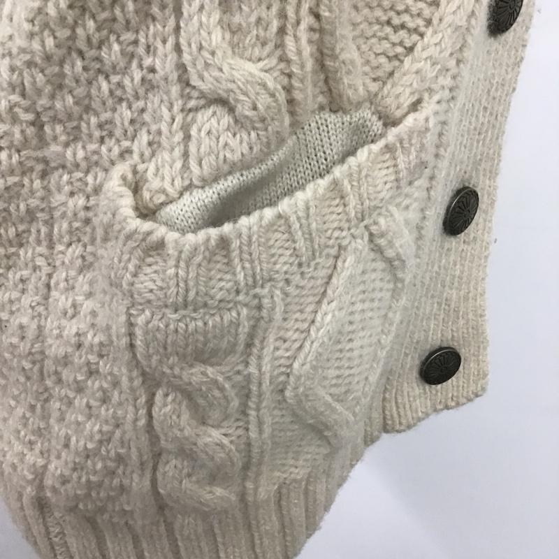 ショコラ フィネ ローブ chocol raffine robe ベスト ベスト ニットベスト FREE 無地 ベージュ / ベージュ / レディース USED 古着 中古 10079709
