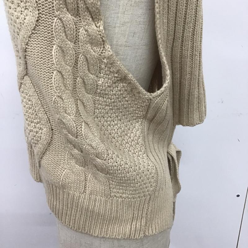 ヘザー Heather ベスト ベスト HE063396TS ニットベスト ケーブル編み FREE ベージュ / ベージュ / レディース USED 古着 中古 10079760