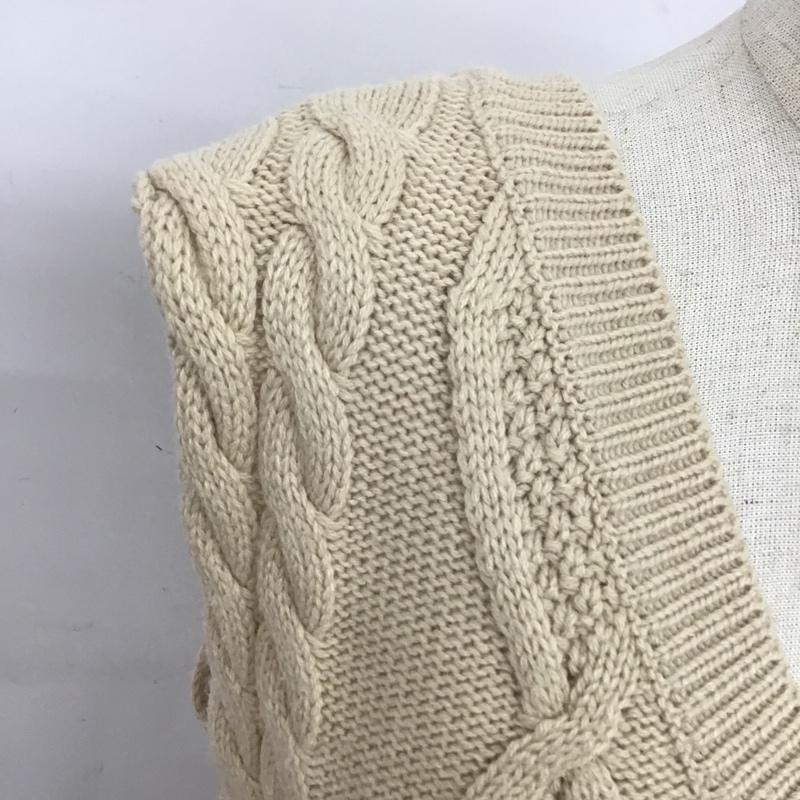 ヘザー Heather ベスト ベスト HE063396TS ニットベスト ケーブル編み FREE ベージュ / ベージュ / レディース USED 古着 中古 10079760