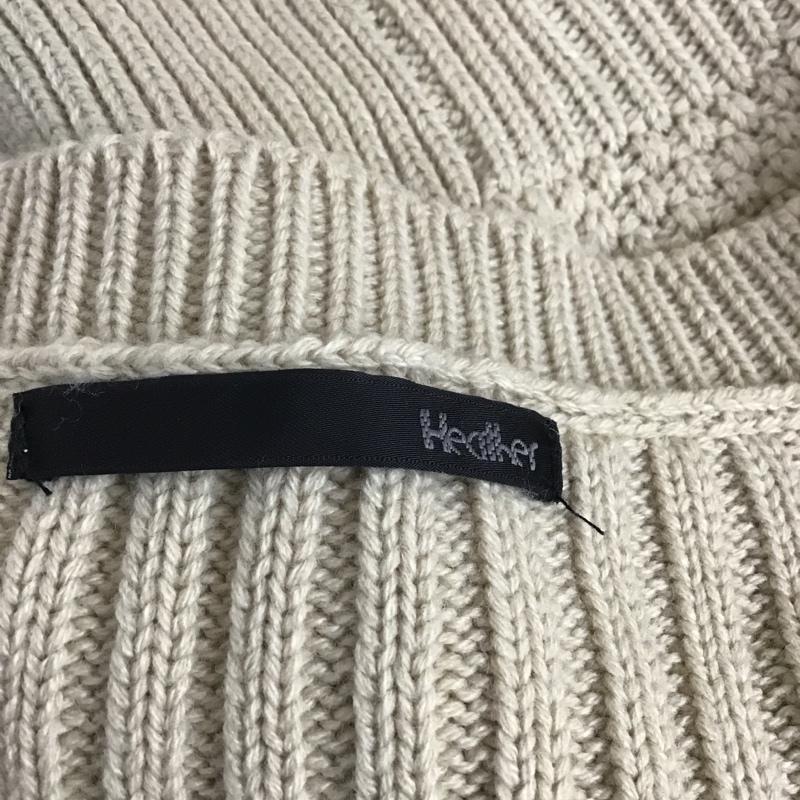 ヘザー Heather ベスト ベスト HE063396TS ニットベスト ケーブル編み FREE ベージュ / ベージュ / レディース USED 古着 中古 10079760