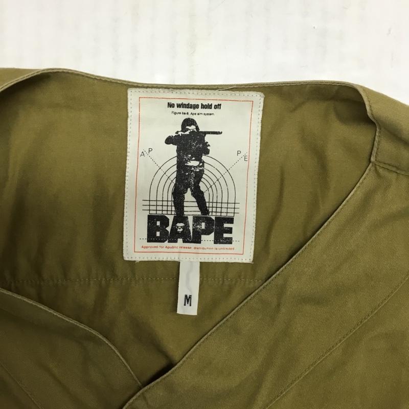 アベイシングエイプ A BATHING APE シャツ、ブラウス 半袖 M 無地 マルチカラー / マルチカラー / メンズ USED 古着 中古 10079772