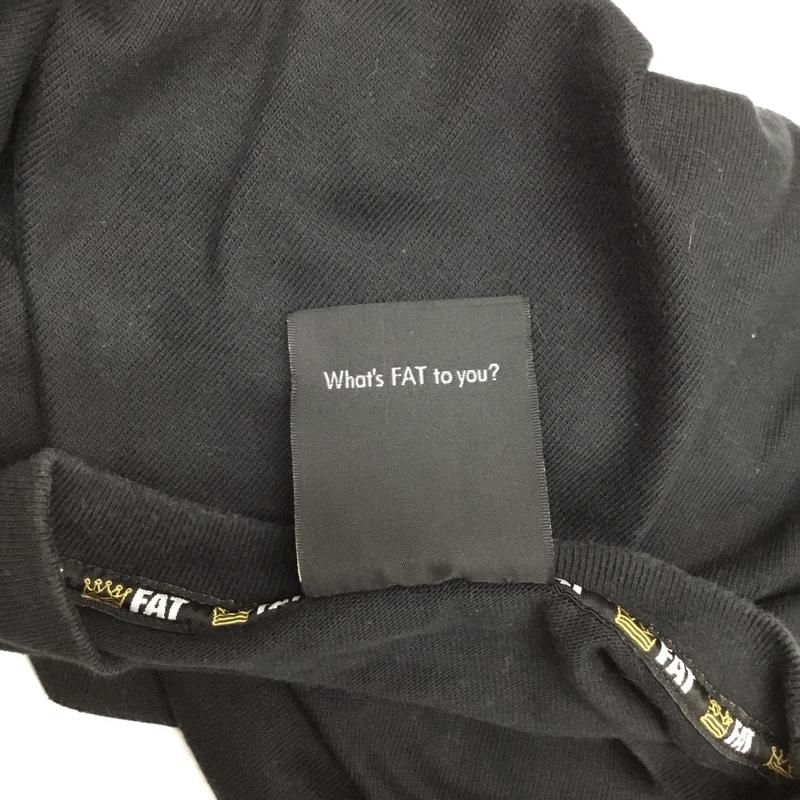 エフエイティー FAT Tシャツ 半袖 L 無地 黒 / ブラック / メンズ USED 古着 中古 10079777