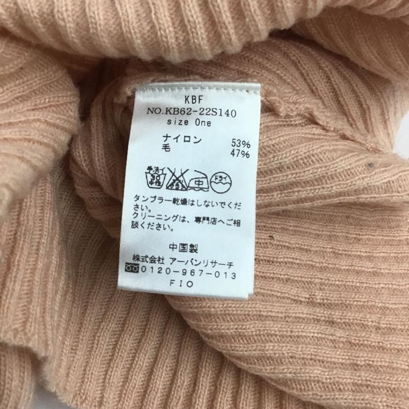 ケービーエフ KBF ニット、セーター 長袖 KB62-22S140 リブニット ドルマン 無地 桃 / ピンク / レディース USED 古着 中古 10079788