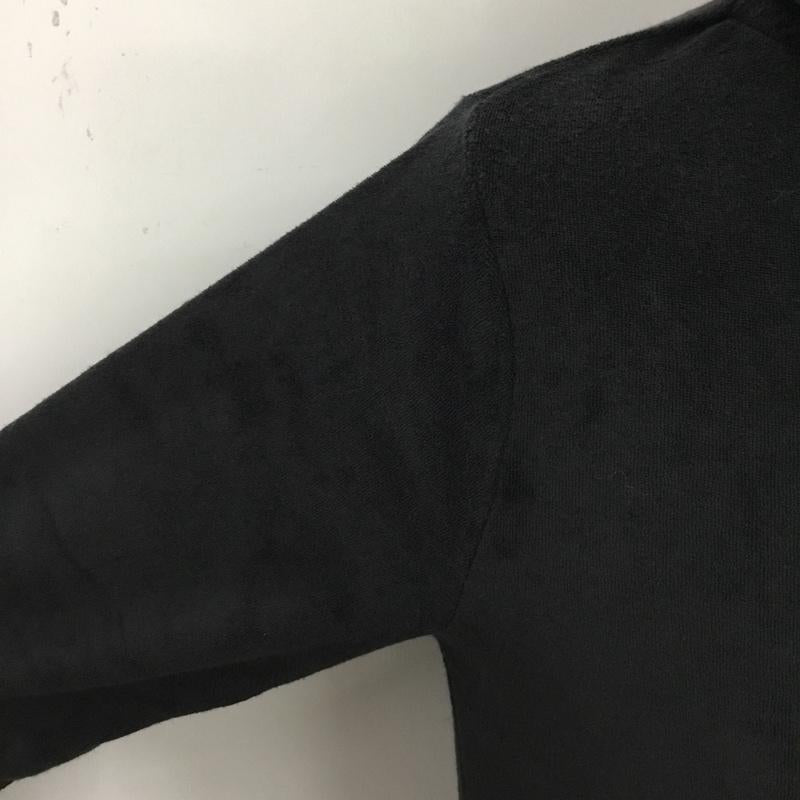 チャンピオン Champion パーカー 長袖 C8-DBB01 パイル地 フルジップ M ワンポイント 黒 / ブラック / メンズ USED 古着 中古 10079807