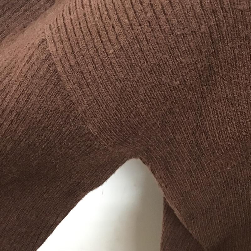 ローリーズファーム LOWRYS FARM カーディガン 長袖 12GロングカーデOP タグ付 FREE 無地 茶 / ブラウン / レディース USED 古着 中古 10079873