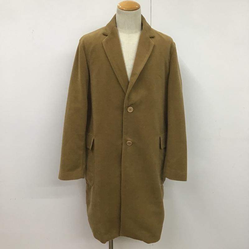 アイテムズ アーバンリサーチ ITEMS URBAN RESEARCH コート コート一般 WH77-17M004 チェスターコート 38 無地 茶 / ブラウン / メンズ USED 古着 中古 10079944