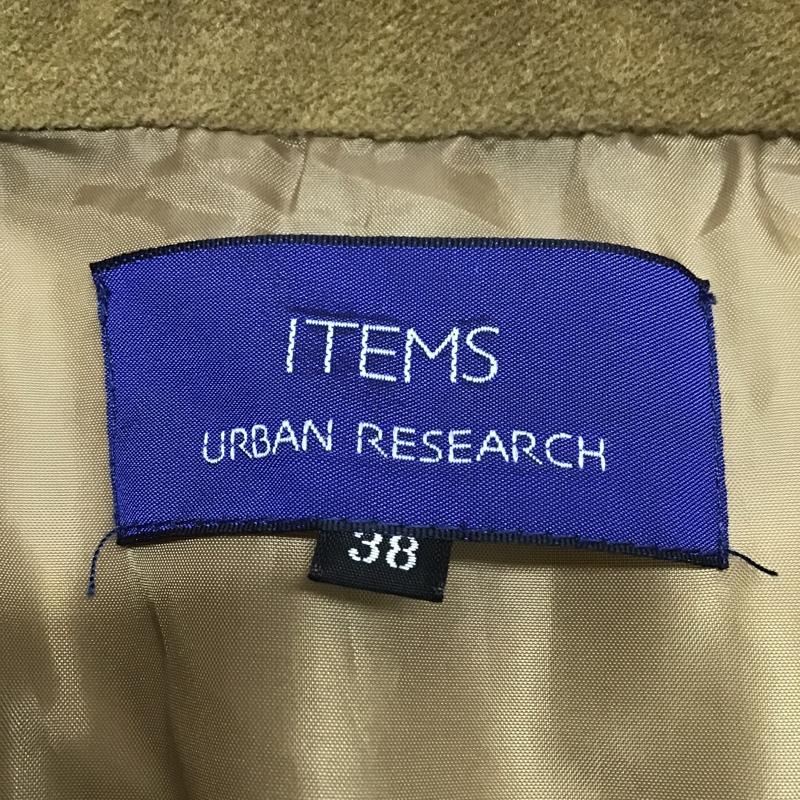 アイテムズ アーバンリサーチ ITEMS URBAN RESEARCH コート コート一般 WH77-17M004 チェスターコート 38 無地 茶 / ブラウン / メンズ USED 古着 中古 10079944