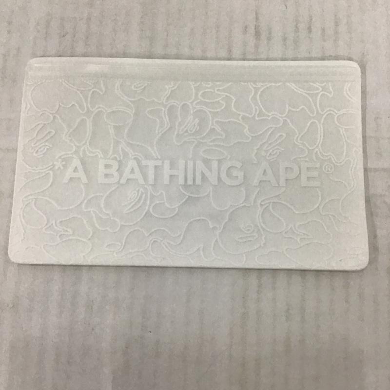 アベイシングエイプ A BATHING APE ファッション小物 ファッション小物 1G70182127 ABC NEON CAMO CASE & MASK マスクケース FREE ロゴ、文字 白 / ホワイト / メンズ USED 古着 中古 10080002